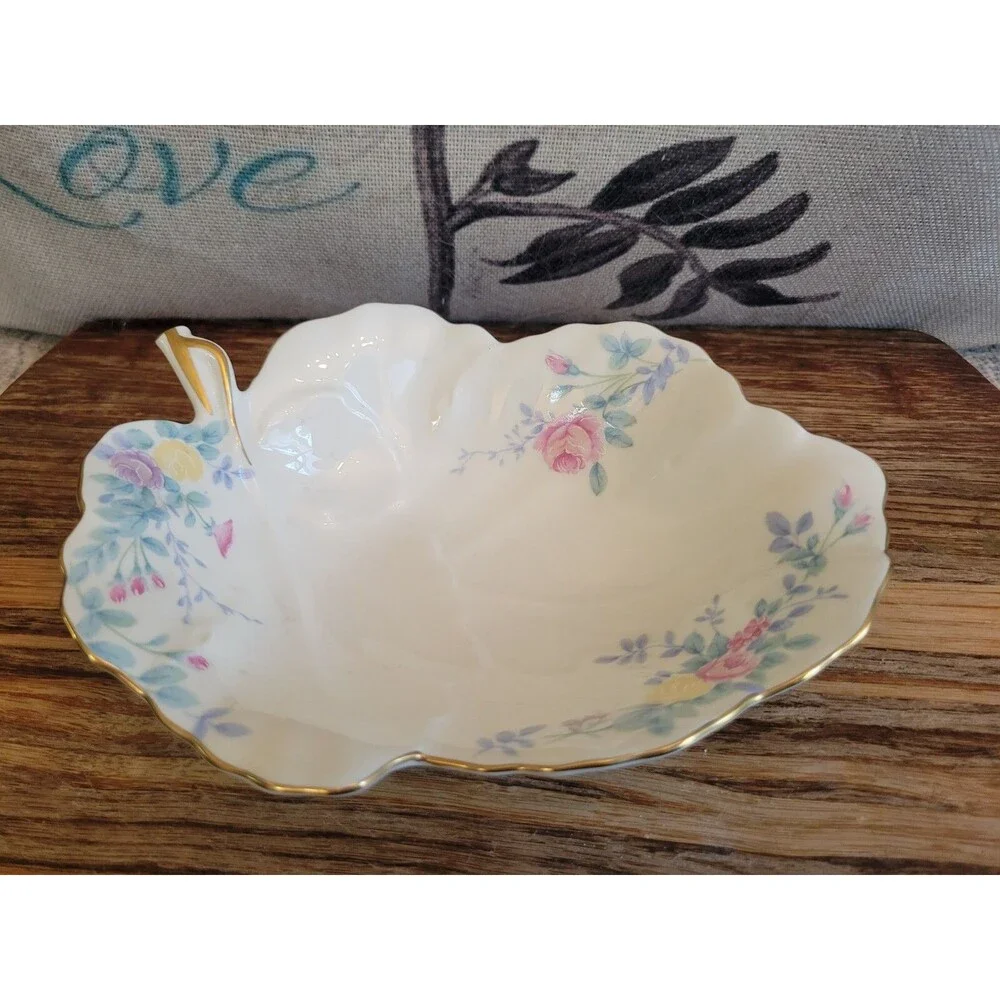 Mikasa Bone China Dish - Larry Laslo - Narumi Japan Gold Trim - Vintage